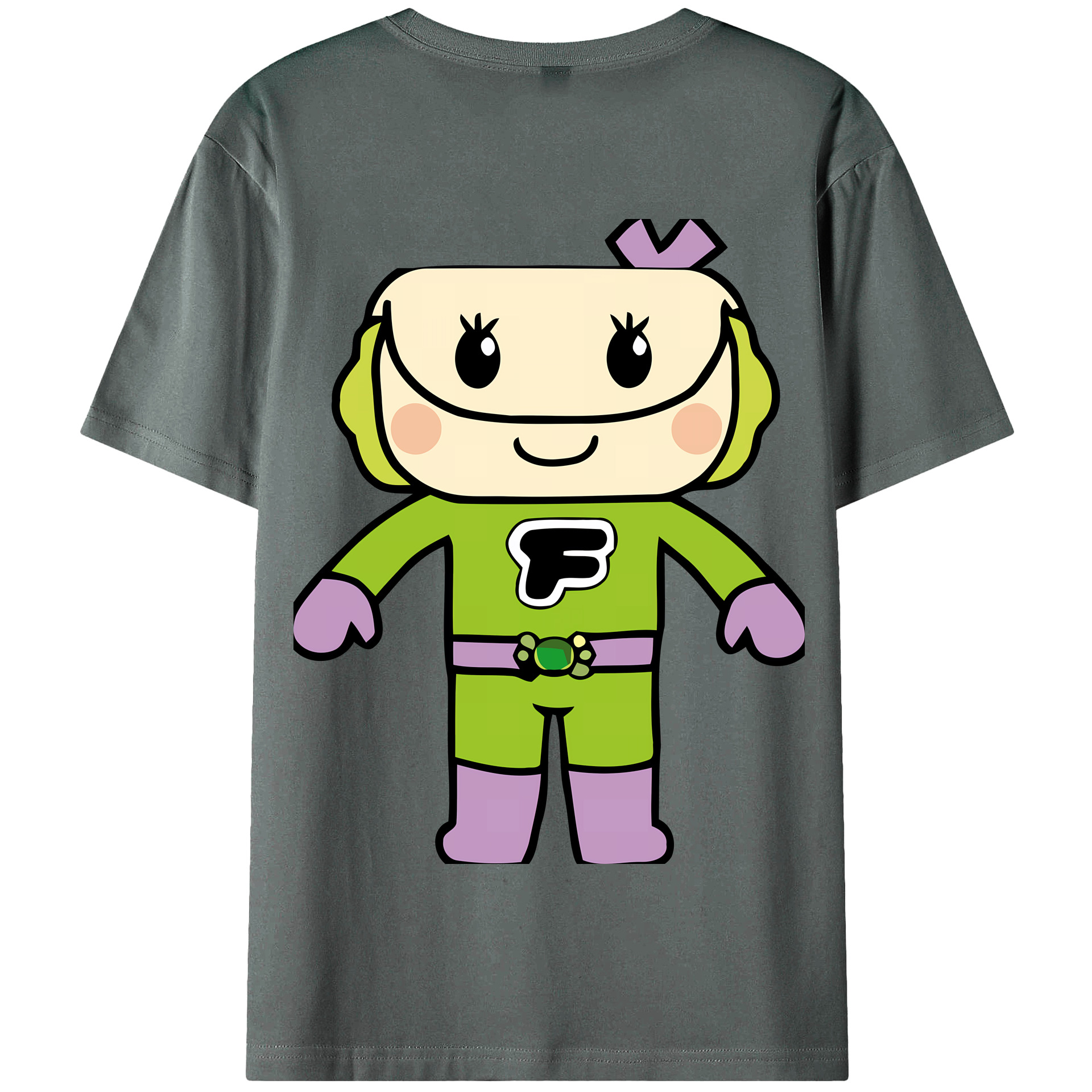 （画像用） アンパンマン Anpanman 綿100％半袖Tシャツ（背面プリント）